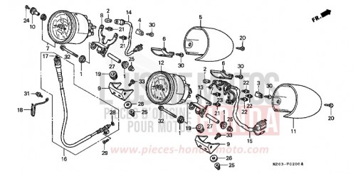 COMPTEUR GL1500CV de 1997